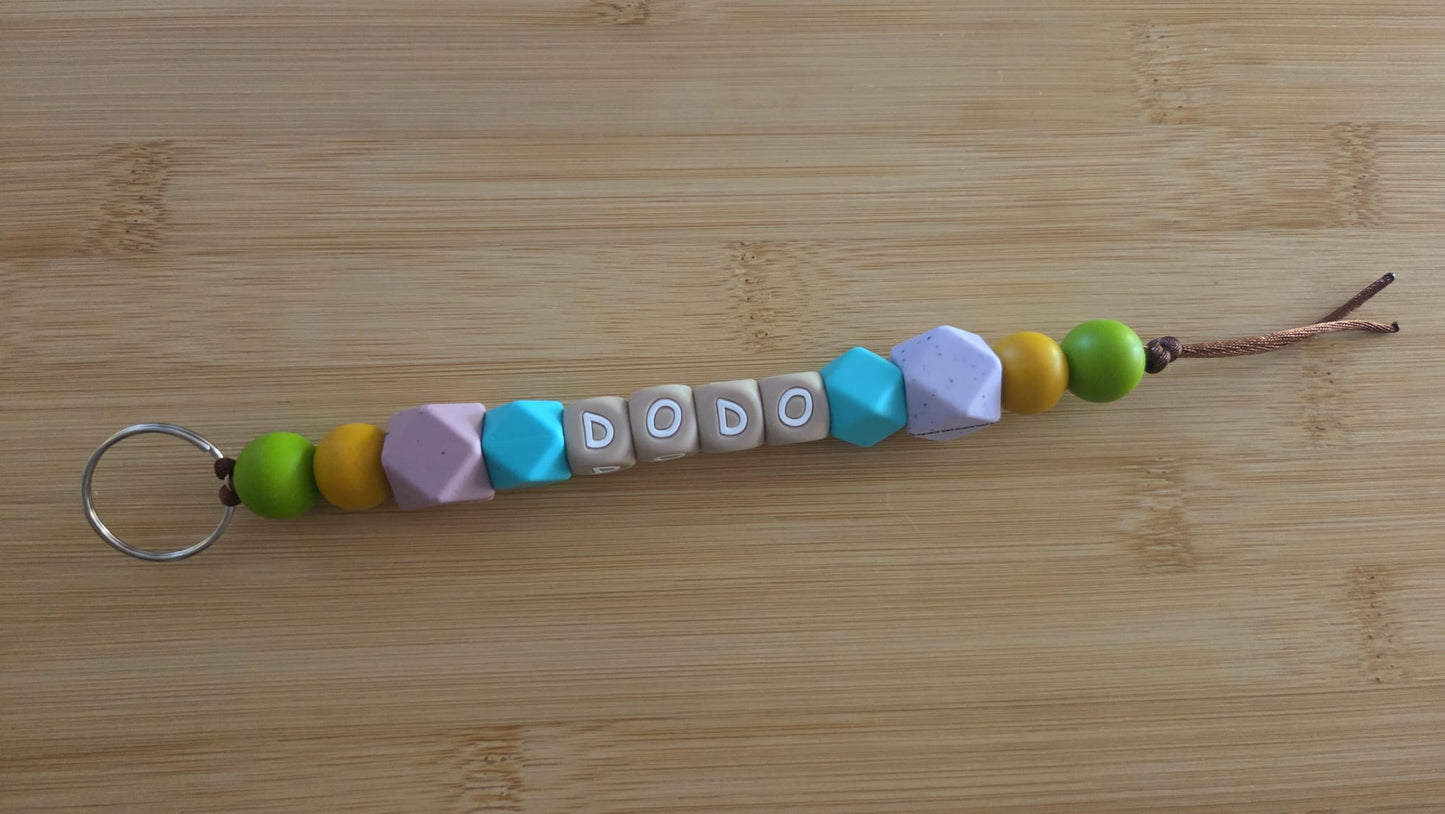 Gepersonaliseerde speenkoorden/sleutelhanger