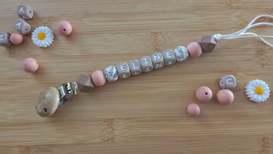 Gepersonaliseerde speenkoorden/sleutelhanger